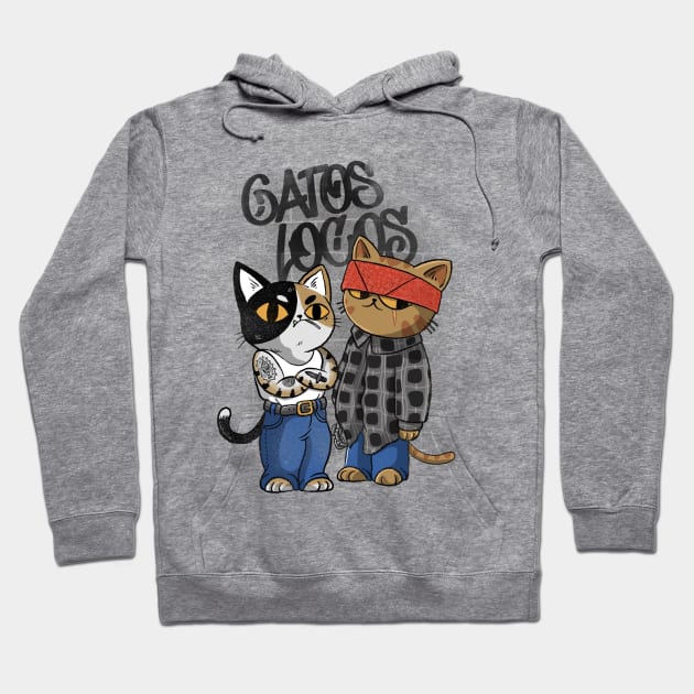 Gatos locos Hoodie by ppmid